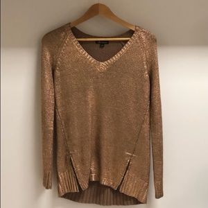 Gold Ella Moss sweater.